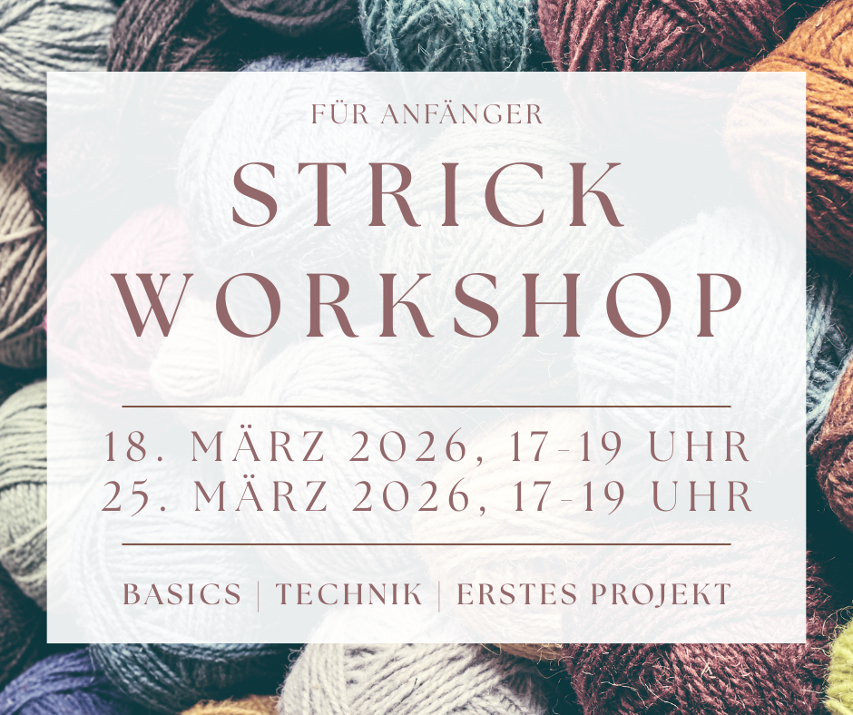 Strick-Workshop für Anfänger - März