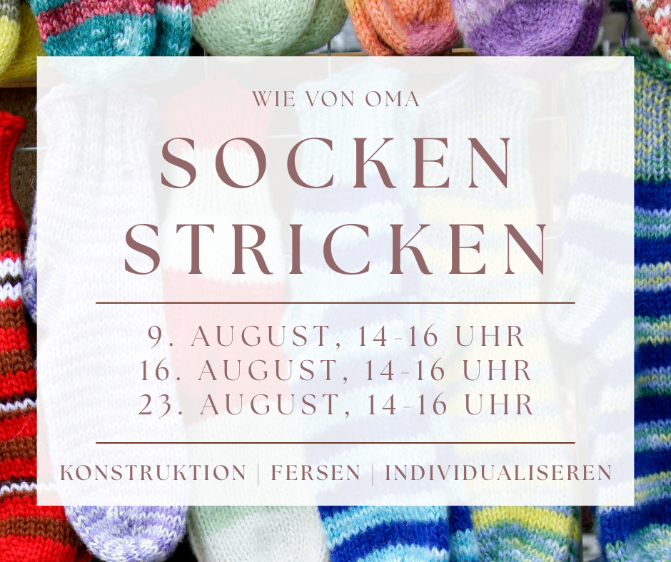 Socken Strickkurs - August