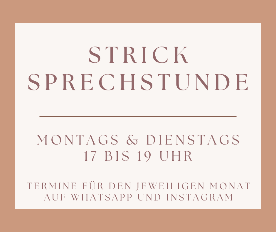 Strick Sprechstunde