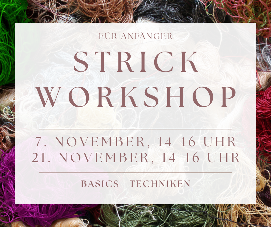 Strick-Workshop für Anfänger - November 2